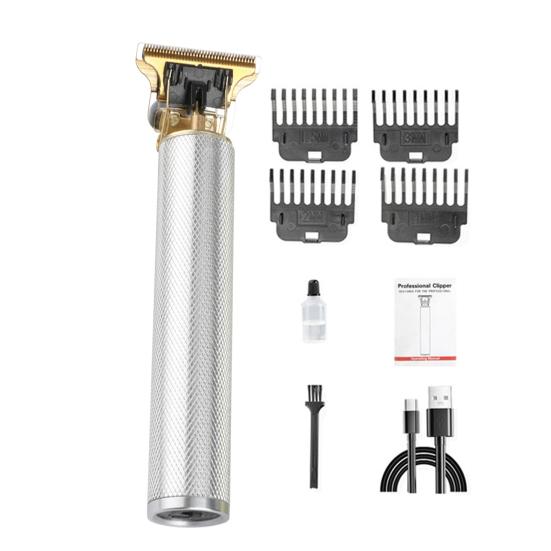 

1 комплект для стрижки волос, нержавейка, практичная, с нулевым расстоянием между лезвиями, ретро-бритва, машинка для стрижки волос, триммер для волос G