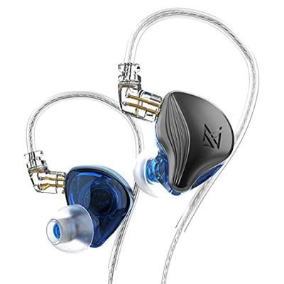 LUCKLZ KZ ZEX Electrostatic and BD Hybrid Technology Wired Earphones with New Electrostatic Technology, 6.8mm Low-Voltage Electrostatic Unit, Sky