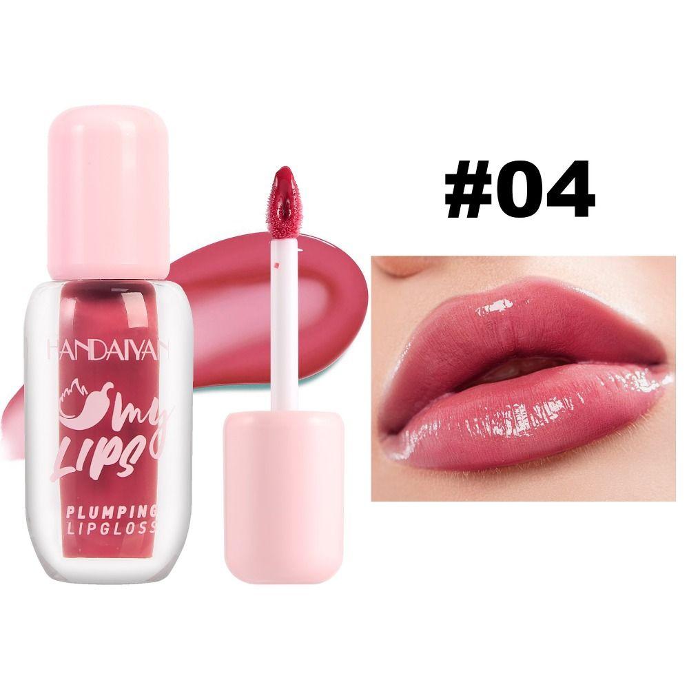 Water-gloss Mirror Lip Glaze, Plump Lips, Pearlescent Lip Gloss, Handaiyan Long-lasting Moisturizing and Moisturizing Lip Dye