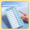 Detachable Daily Planner Memo Plastic Self-discipline Checklist Multi Purpose My Chores Checklist