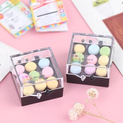 1Set 1:12 Puppenhaus Miniatur Macaron Essen Dessert Tee Snack Küchendekor Spielzeug