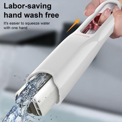 Portable Self-Squeeze Mini Mop Quick Cleaning Telescopic Hands-Free Sponge Squeegee Strong Absorbent Self-extrusion