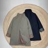 Winter new warm and stylish medium and long white goose down stand-up collar down jacket for women