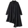 Long Sleeve Plus Size Vintage Black New In Dresses for Women Casual Loose Spring Autumn Shirt Dress
