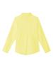 Solid Color Pleated Long-sleeve Women's Bamboo Cotton Lapel Top