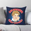 Murder She Wrote Jessica Fletcher Square Pillowcase Polyester Linen Velvet Printed Zip Decor Throw Pillow Case Bed Cushion Cover