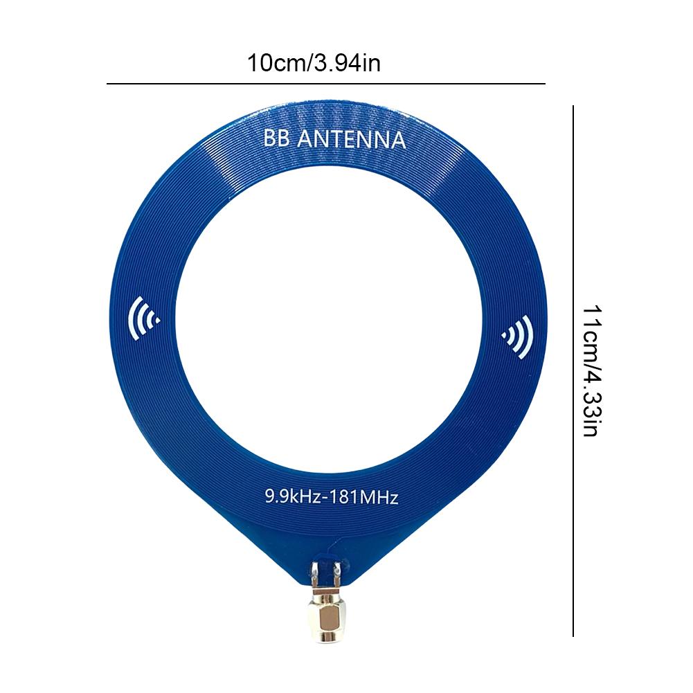10khz-180mhz Donut MW/SW Antenna with Low Impedance Converter Donut WB Antenna Mini Ring Antenna Module for Ham Radio