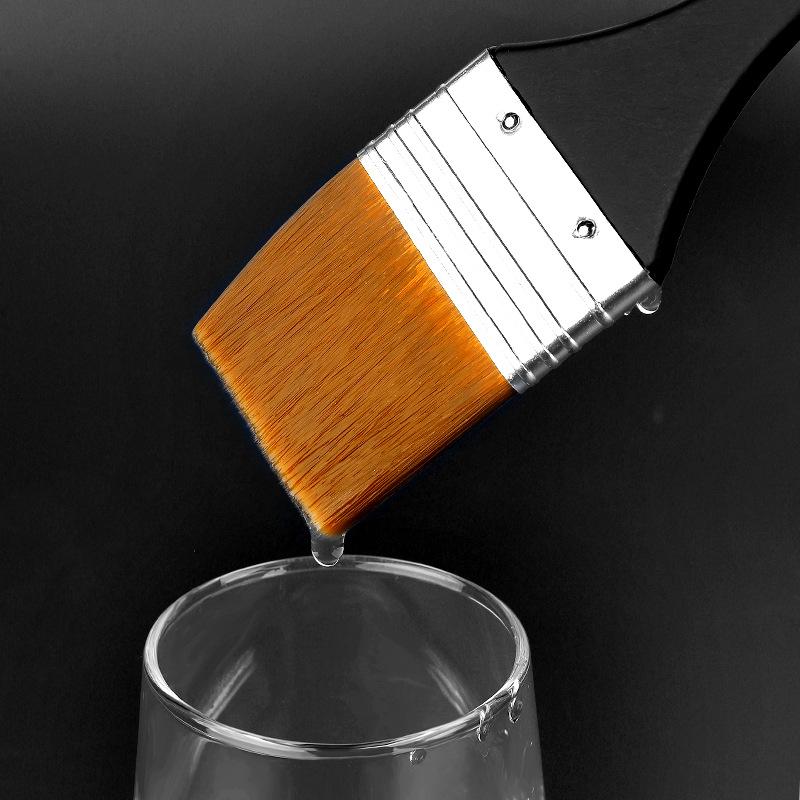 6 Sizes Nylon Hair Wooden Handle Watercolor Paint Brush Pen Learning DIY Oil Acrylic Painting Art Paint Brushes Supplies