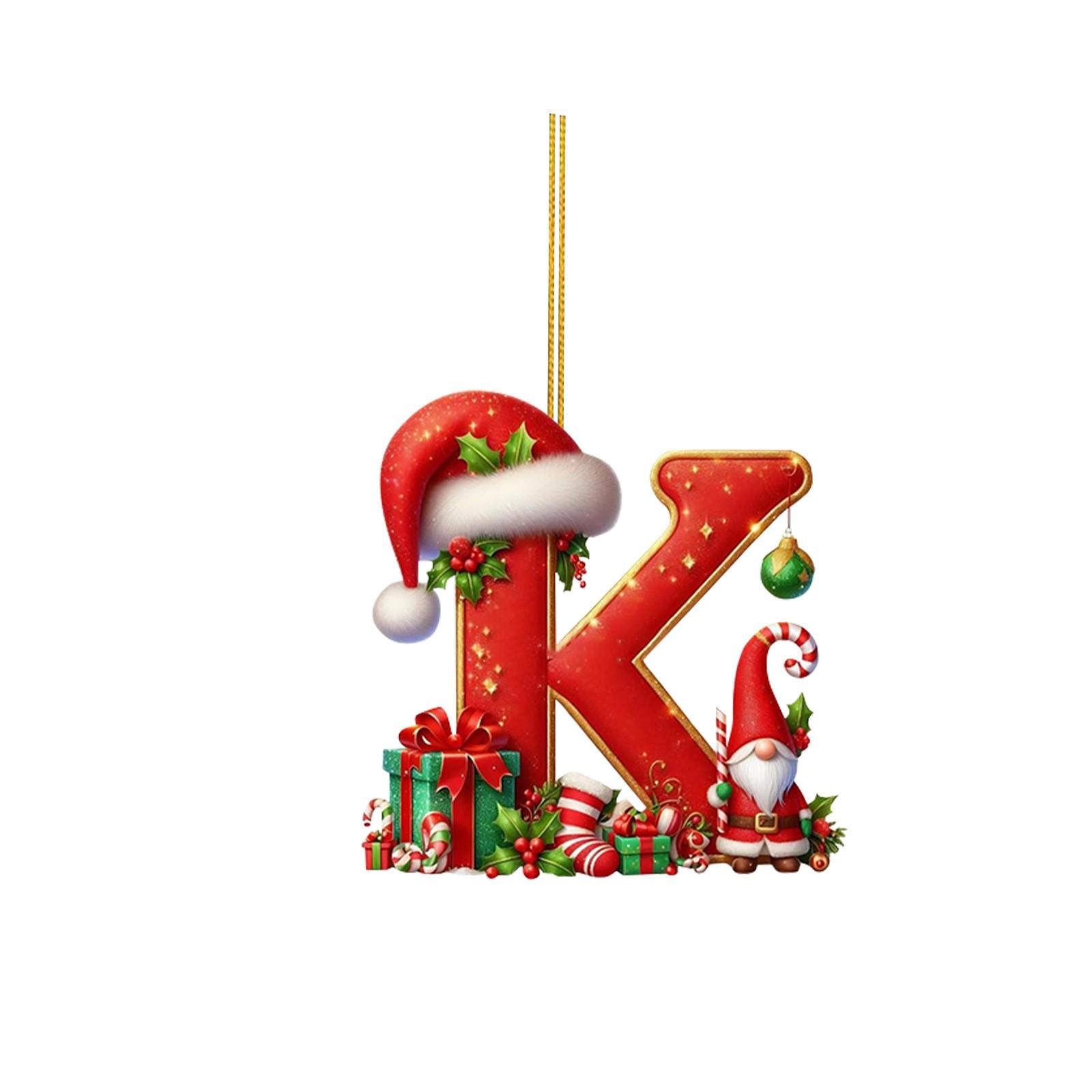 

26 букв,Рождество,Украшения,Акрил,1 One Size