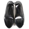 Great CHANEL Pumps COCO Mark Metallic Leather Silver Black Women 35.5 G28557 Used