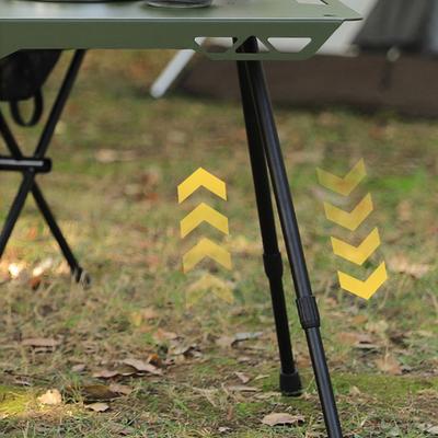 Folding Table Legs Metal Foldable Furniture Legs Adjustable Height Coffee Table Legs DIY Camping Equipment Outdoor Travel