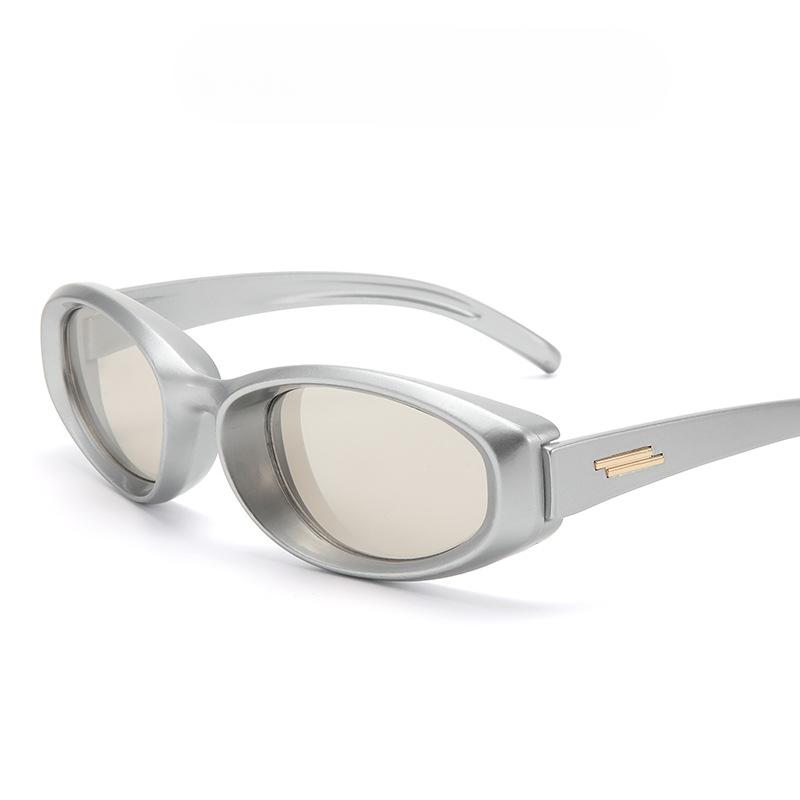 Retro Okulary przeciwsłoneczne w owalnej oprawce Damskie Hip-hop Y2K Okulary typu Kocie OkoRetro Okulary przeciwsłoneczne w owalnej oprawce Damskie Hip-hop Y2K Okulary typu Kocie Oko