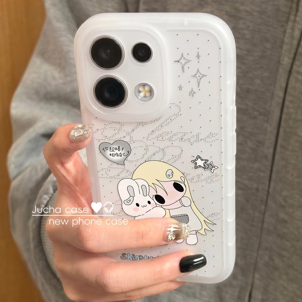 Applicable To Opporeno11 Mobile Phone Case Korean Cartoon 11 Advanced Fun Female 11 Anti-drop Rabbit Field Has Autumn