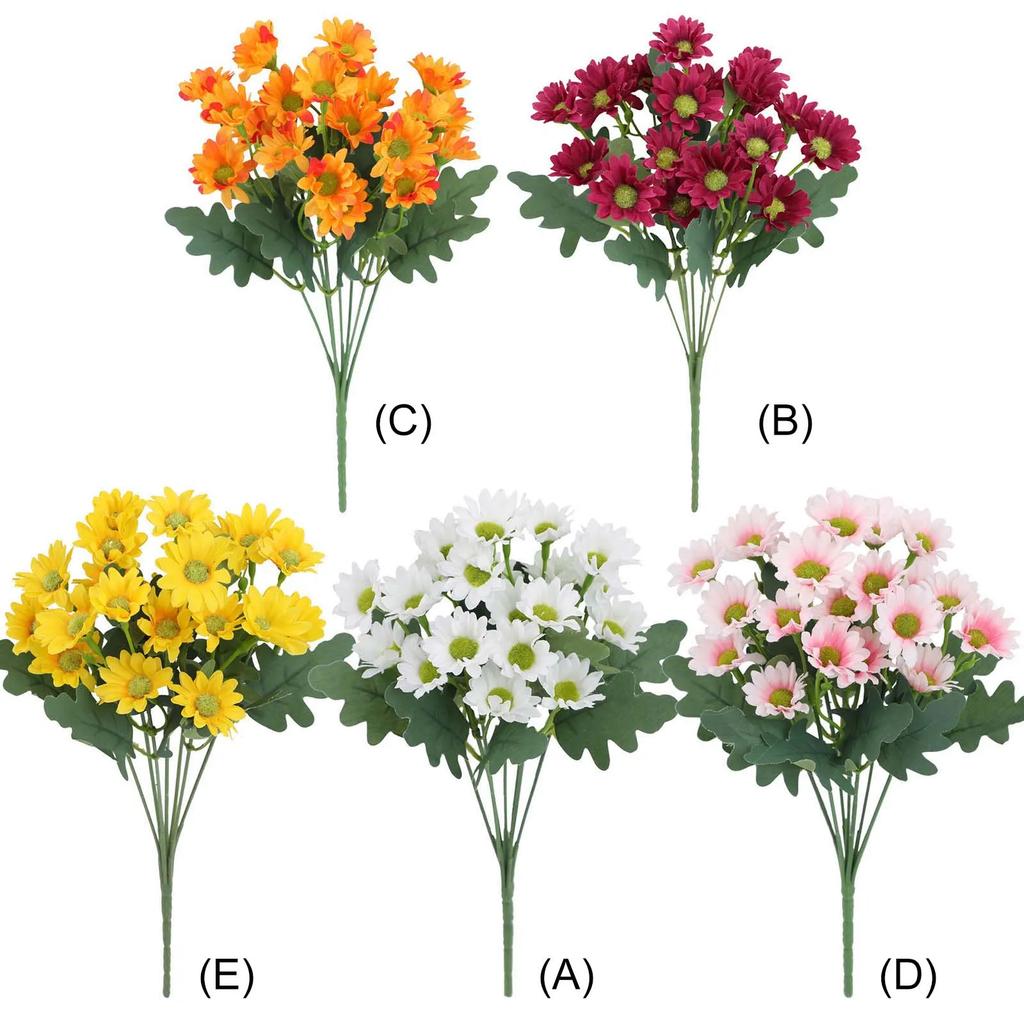 Sonnenblume Kleine Gänseblümchen Kamillensträuße Hochzeitsdekoration Heimdeko DIY Künstliche Chrysanthemen Lebensechte Gefälschte Gänseblumen Geschenk