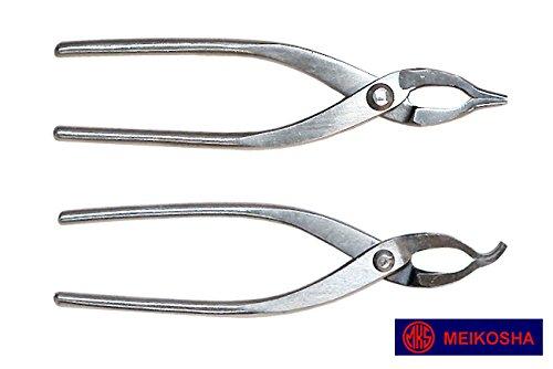 MKS Watchmaking Tools, Meikousha Ring Pliers, Curved Type, MKS48100