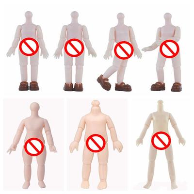 Suits 1/12 1/8 Scale DIY Change Makeup 13 Movable Joints Spherical Jointed Nude Dolls Doll Body