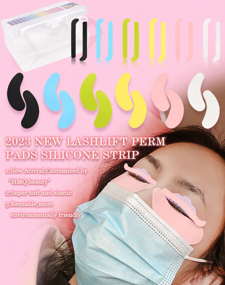 2 Pairs Silicon Eye Pads For Lash Lifting Reusable Eyelash Perming Silicone Pad Lash Lift Ribbons Eyelash Extension Makeup Tools