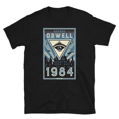 George Orwell, 1984, Big Brother, Printed T-Shirt Tops Tee