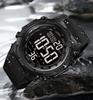 SKMEI LED Light Sports Watches Mens Countdown 2 Time Digital Wristwatch Alarm Date Clock 5Ba Waterproof Relogio Masculino 1845