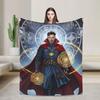 Doctor Strange Super Warme Decke Reise Plüsch Bettwäsche Überwürfe Grafisch Wohnzimmer Flanell Tagesdecke Sofa Bettbezug