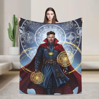 Doctor Strange  Super Warm Blanket  Travel Plush Bedding Throws Graphic Living Room Flannel Bedspread Sofa Bed Cover