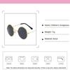 Vintage Metal Round Sunglasses for Kids Fashion Eyewear Glasses Brand Designer Vintage Sun Glasses Anime Cosplay Oculos De Sol