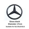1Pcs ABS Car Front Grille Badge Decal Cover Emblem for Mercedes Benz W204 W205 W210 W211 W212 W213 C E Class GLA GLK ML GLC GLE