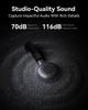 Hollyland Lark M2S Wireless Microphone, 300m Range, 48kHz/24bit HD Audio, 30H Battery, Noise Cancellation, USB-C/3.5mm for Camera Phone