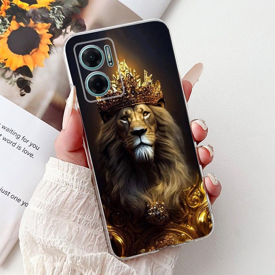 For Xiaomi Redmi Note 11E 5G Case Popular Flower Love Heart Soft Silicone Capa Back Cover For Xiaomi Redmi 10 11 Prime 5G Bumper