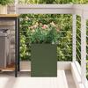 Garden Planter Olive Green 32 X 32 X 40 Cm