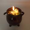 Environmental Friendly Soyabean Candlewax Necromancer Container Candle Earthenware Halloween Party Highlight Safe For Kids Animals