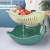 Pabei Double-Layer Plastic Drain Basket