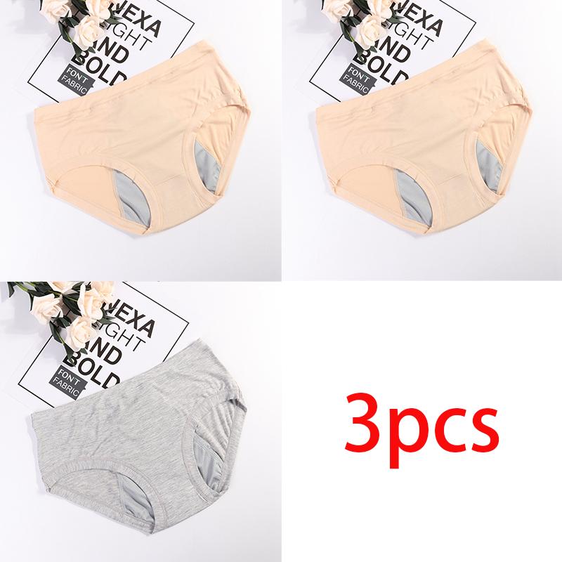 Netěsnost Menstruace Kalhotky Ženy Spodní prádlo Fyziologické Kalhoty Bavlna Zdraví Pas Teplý