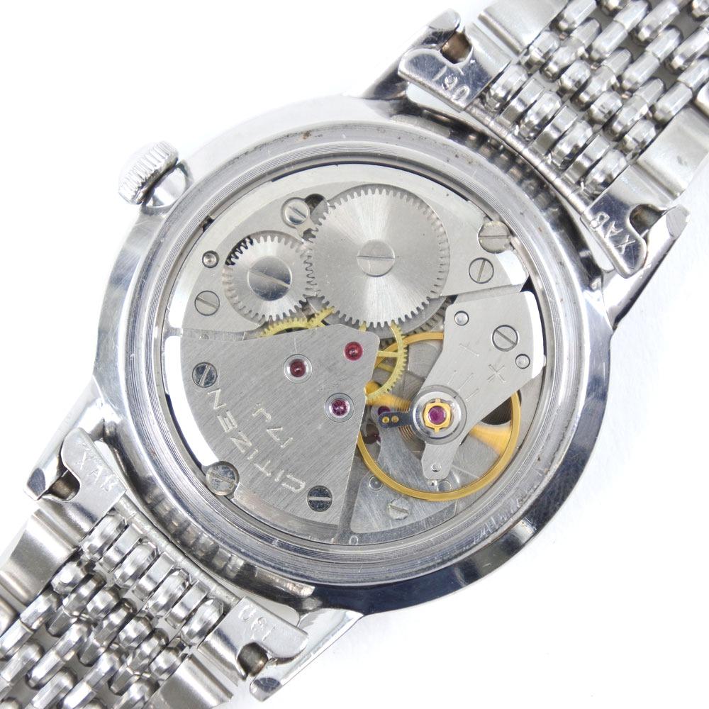 CITIZEN Homer Watches H5140302 antique 17J SilverDial Stainless Steel Hand Winding mens Used
