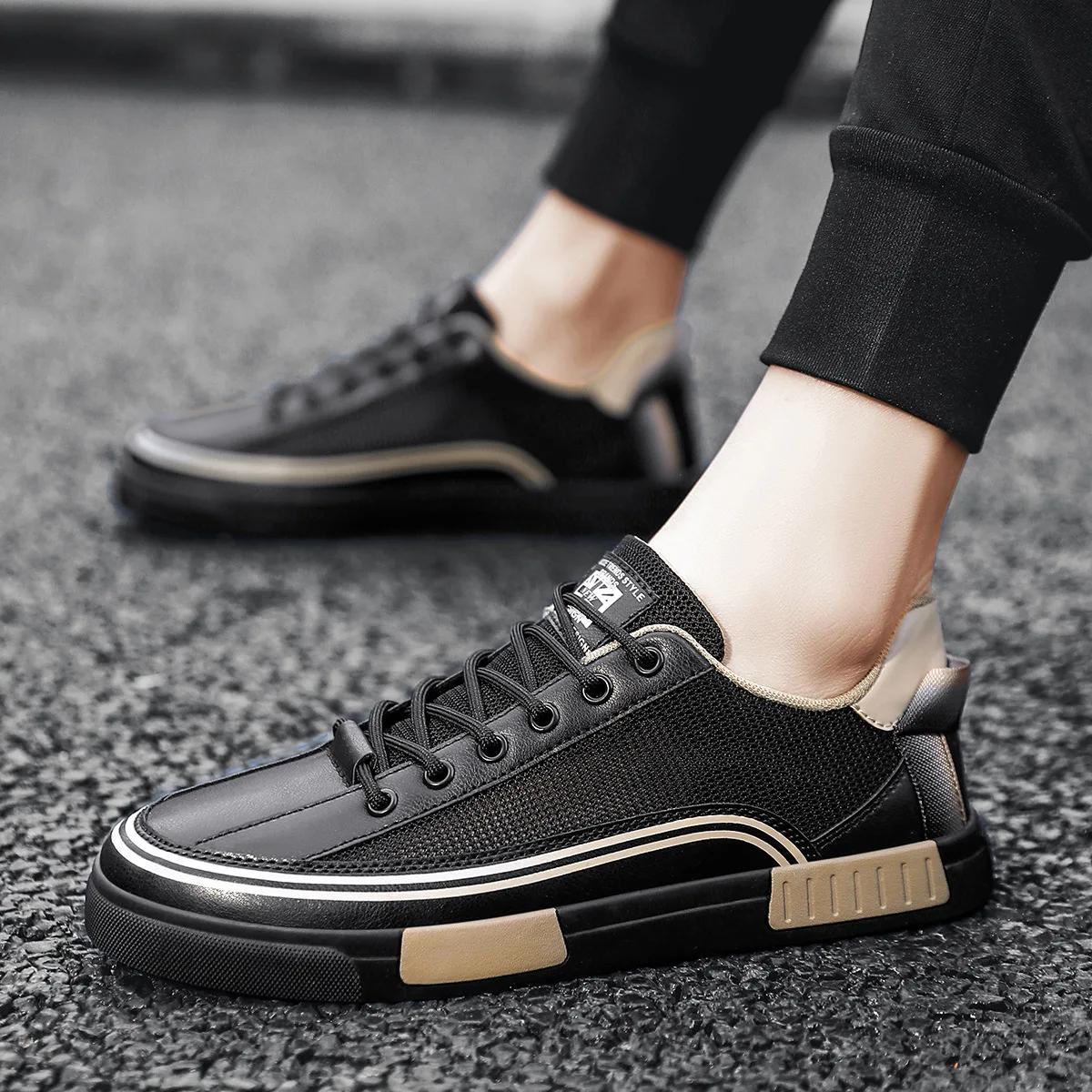 

Мужская повседневная обувь, мужская обувь, роскошная обувь, мужские кроссовки, сетка, большой размер 4748, высококачественная обувь, трендовая доска для бега для мужчин, теннис 38 чёрный