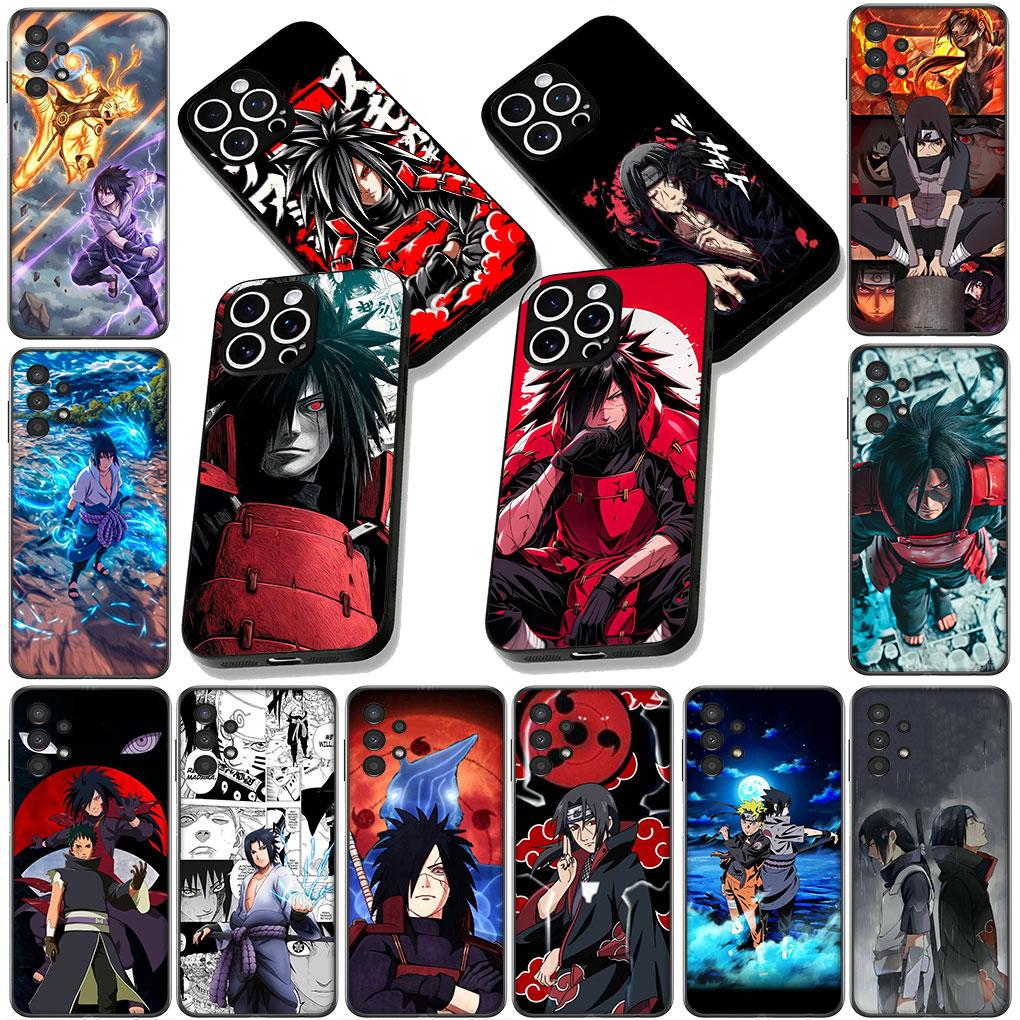 For Samsung Galaxy S22 S21 S20 FE Ultra Plus A35 A36 A55 A37 A33 A34 A57 Case Madaras Uchiha Itachi Sasuke Narutos Akatsuki