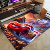 Mcqueen'S Adventure Carpet For Playroom Bedroom Living Room Sofa Home Decorkids Game Area Rug Nonslip Floor Mat