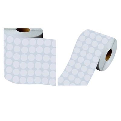 2000 Peças Etiquetas Circulares em Branco Código Adesivos Pontos Imprimíveis Auto-Adesivos Adequados para Projetos DIY Correspondências Scrapbooking