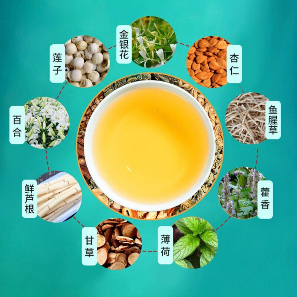 Tongrentang Honeysuckle Mint Herbal Tea 150g 30 Sachets Fresh Breath Oral Care