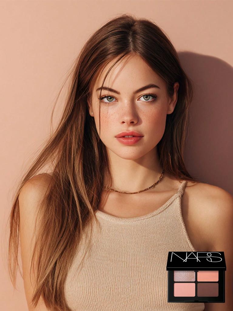 NARS Quad Eyeshadow 4.4g - St Paul de Vence | Orgasm | Matte & Shimmer