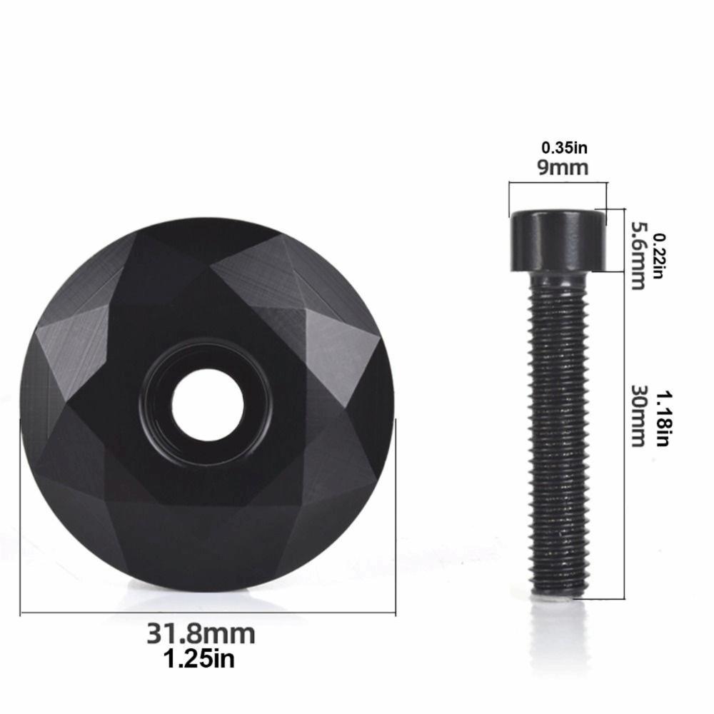 Cycling Parts Bicycle Headset Spacers Aluminum Zinc Zinc Alloy Bicycle Grip End Cap  Biking Accessories