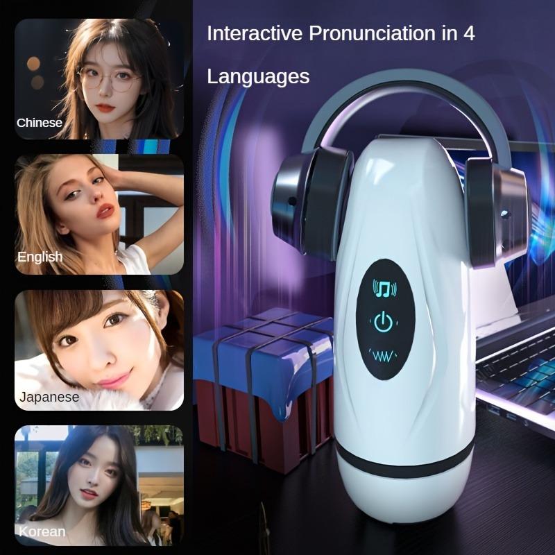 Male Masturbator Cup Automatic Sucking Vibration Penis Trainer Oral Vaginal Simulatior Blowjob Erotic Adult Sex Toys for Man 18+