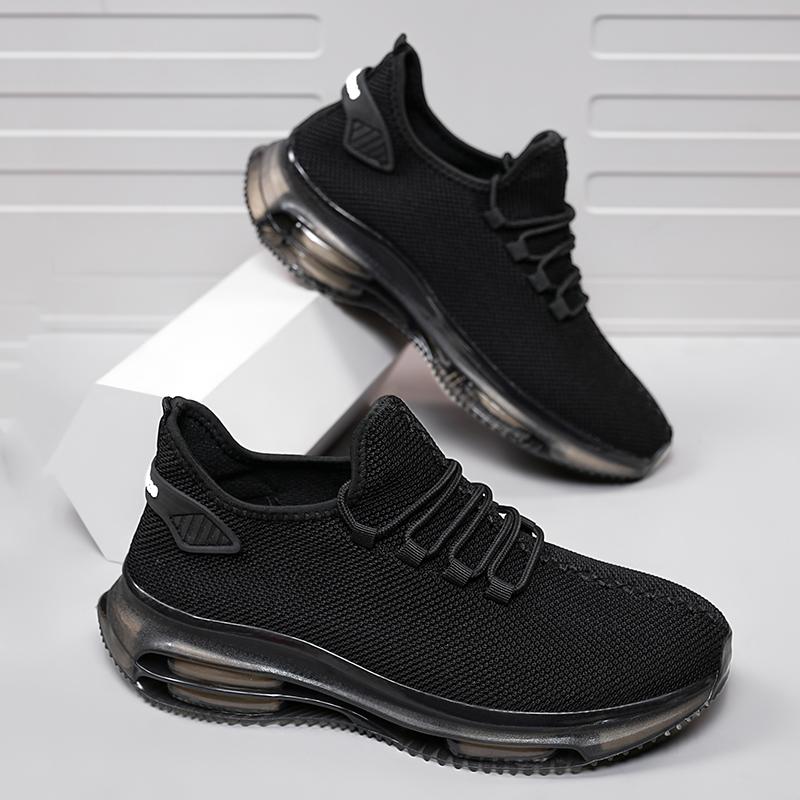Fashion New Mesh Sneaker Men's Fashion Thick Bottom Comfortable Training Anti Slip Wear Resistant Running Lace Casual Sports Shoes