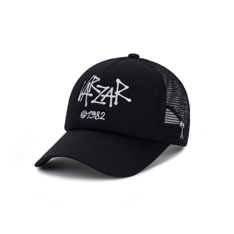 VARZAR Palm Tree Logo Mesh Cap Black
