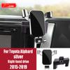 Car Styling Phone Holder For Toyota Alphard 2015-2019 2020 2021 LHD RHD Auto Gravity GPS Navigation Bracket Interior Accessories