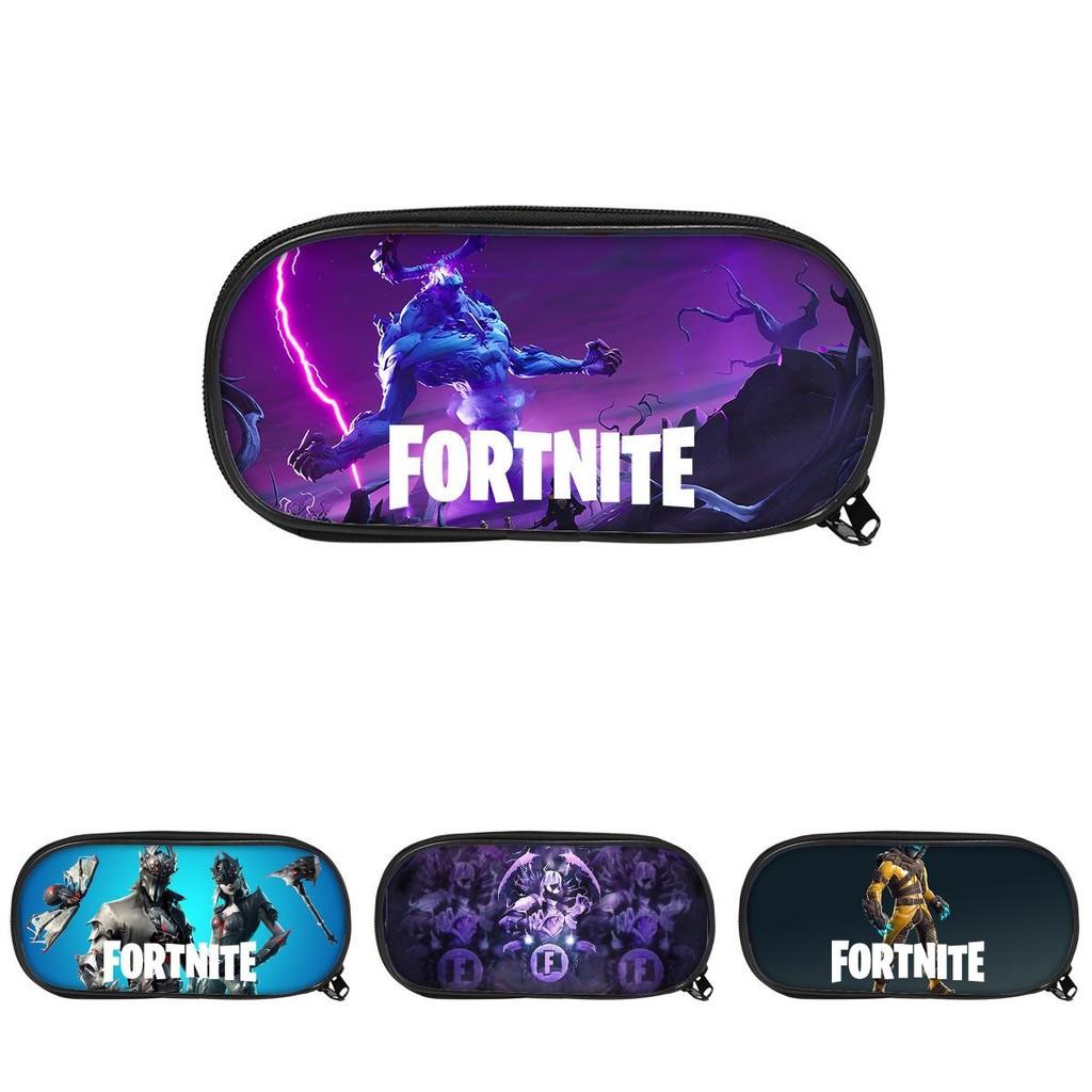 Fortnite Pattern Student Single Layer Stationery Pencil Bag Stationery Storage For School And Travel Use