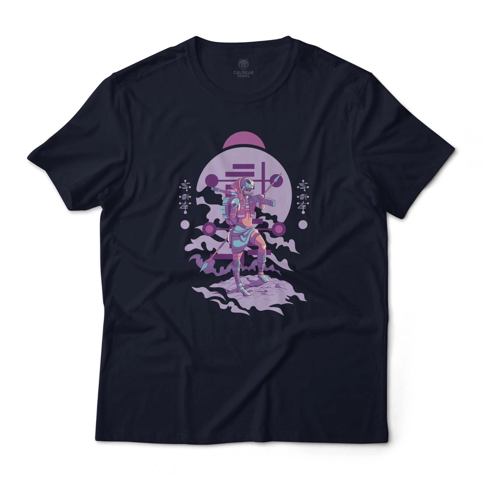 Post Apocalyptic Scavenger Girl Retro Graphic T-T-Shirt Unisex Lightweight Cotton 2XL