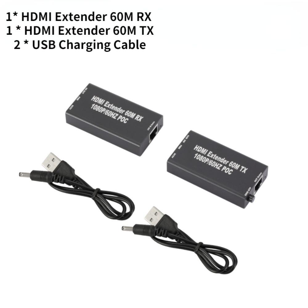 

Rj45 к HDMI 60 м сетевой удлинитель HDMI для ноутбука/DVD/монитора/проектора