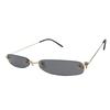 Lunari Color Lens Mini Fashion Unique Casual Sunglasses, Lens, Glasses, Design, Unisex, (Black)