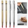 4pcs Scribe Pen Metal Tile Lettering Pen Glass Cutter Carbide Scriber Engraver Glass Knife Scriber For  Tile Cutting